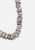 Lavender and White Dyed Coral Chip Necklace 'VIP'