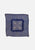 Blue Medallion Paisley Silk Square Scarf 'VIP'