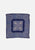 Blue Medallion Paisley Silk Square Scarf 'VIP'