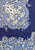 Blue Medallion Paisley Silk Square Scarf 'VIP'