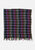 Cotton Lurex Blend Check 1970s Fringed Scarf 'VIP'