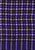 Purple Grid Check Fringed Square Scarf 'VIP'