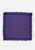Purple Grid Check Fringed Square Scarf 'VIP'
