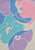 Abstract Stained Glass Floral Rectangle Scarf 'VIP'