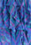 Blue Purple Multi-Stripe Tiered Ruffle Georgette Maxi Gown 'VIP'