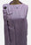 Lavender Lurex Column Gown with Asymmetric Drape Detail 'VIP'