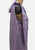 Lavender Lurex Column Gown with Asymmetric Drape Detail 'VIP'