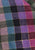 Cotton Lurex Blend Check 1970s Fringed Scarf 'VIP'