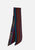 1980s Ikat Style Stripe Rectangle Scarf 'VIP'