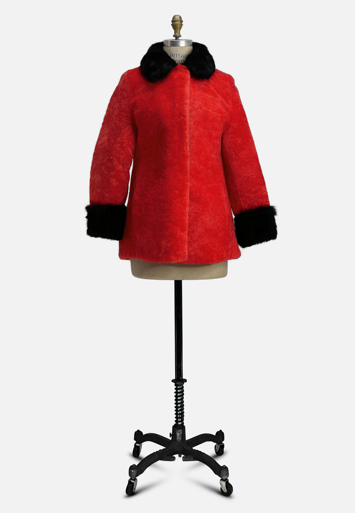 Red Wool Beaut Coat