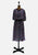 Diane Freis Original 1980s Black Floral Georgette Drop-Waist Midi Dress - DESIGNER 'VIP'