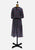 Diane Freis Original 1980s Black Floral Georgette Drop-Waist Midi Dress - DESIGNER 'VIP'