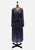 Chow Mein 1980s Royal Blue and Purple Paisley Cotton Drop-Waist Midi Dress 'VIP'