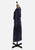 Chow Mein 1980s Royal Blue and Purple Paisley Cotton Drop-Waist Midi Dress 'VIP'