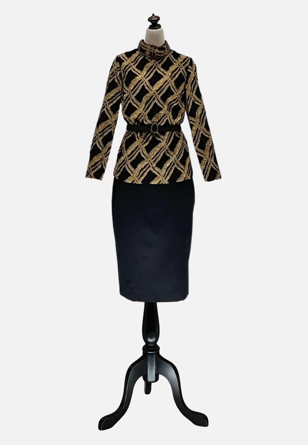 slim fit dress slacks Black And Gold Aotearoa Whai Off The Shoulder Long Sleeve Dress NZ Sti