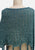 Per Una Teal Open Weave Fringe Cape 'VIP'