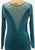 1970s Diamond Cut Teal Nightgown 'VIP'