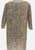 Vintage Psychedelic Swirl Wrap-Effect Dress 'VIP'