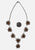 Silver Plated Filigree Flower Necklace and Earring Set 'VIP'