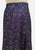Indigo Teardrop Floral Double-Tier Ruffle Maxi Skirt 'VIP'