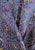 Indigo Teardrop Floral Double-Tier Ruffle Maxi Skirt 'VIP'