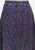 Indigo Teardrop Floral Double-Tier Ruffle Maxi Skirt 'VIP'