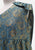 Vintage Clothing - Teal and Gold One-Shoulder Lurex Vintage Brocade Cocktail Dress with Draped Sleeve Panel - Painted Bird Vintage Boutique & The Aviary - Dresses