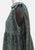 Vintage Clothing - Teal and Gold One-Shoulder Lurex Vintage Brocade Cocktail Dress with Draped Sleeve Panel - Painted Bird Vintage Boutique & The Aviary - Dresses