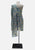 Vintage Clothing - Teal and Gold One-Shoulder Lurex Vintage Brocade Cocktail Dress with Draped Sleeve Panel - Painted Bird Vintage Boutique & The Aviary - Dresses