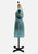 Vintage Clothing - Betty Stewart Originals NZ Floral Pleated Dress in Aqua Blue - Painted Bird Vintage Boutique & The Aviary - Dresses