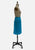 Vintage Clothing - London Affair Teal Silk Blend Vintage Pencil Skirt 'VIP' - Painted Bird Vintage Boutique & The Aviary - Skirt