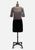 Grey Taupe Cotton Guipure Lace Blouse 'VIP'