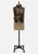 Brown Grey Rabbit Fur Leather Vest 'VIP'