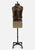 Brown Grey Rabbit Fur Leather Vest 'VIP'