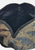 Black, Pewter and Gold Beaded Evening Bag and Belt Set 'VIP'