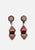 Vintage Clothing - Uniqueness Pink Earrings 'VIP' - Painted Bird Vintage Boutique & The Aviary - Earrings
