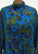 Rhona Roy Psychedelic Floral Funnel Collar 1960 Dress