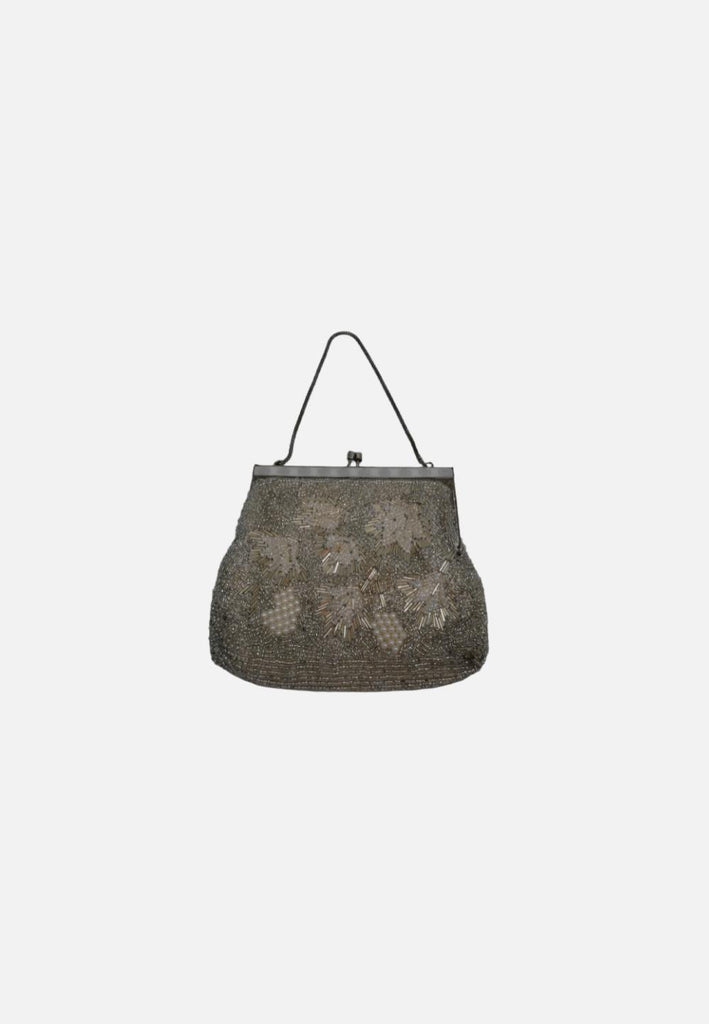 Silver Starburst 1940s Evening Bag