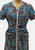 Vintage Clothing - French Teal Dress 'VIP' - Painted Bird Vintage Boutique & The Aviary - Dresses