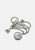 Diamante Floral Spray 1950s Brooch 'VIP'