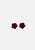 Rosey Red Earrings 'VIP'