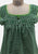 Vintage Clothing - Green Gingham Blouse 'VIP' ND - Painted Bird Vintage Boutique & The Aviary - Blouse
