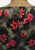 Vintage Clothing - Authentic Vintage Khaki Green Red Floral Painterly Print Shift Dress - Painted Bird Vintage Boutique & The Aviary - Dresses