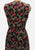 Vintage Clothing - Authentic Vintage Khaki Green Red Floral Painterly Print Shift Dress - Painted Bird Vintage Boutique & The Aviary - Dresses