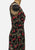 Vintage Clothing - Authentic Vintage Khaki Green Red Floral Painterly Print Shift Dress - Painted Bird Vintage Boutique & The Aviary - Dresses