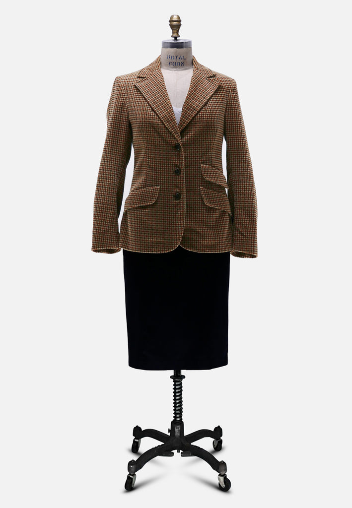 Vintage Clothing - Patch Plaid Jacket 'VIP' NOT DONE - Painted Bird Vintage Boutique & The Aviary - Coats & Jackets