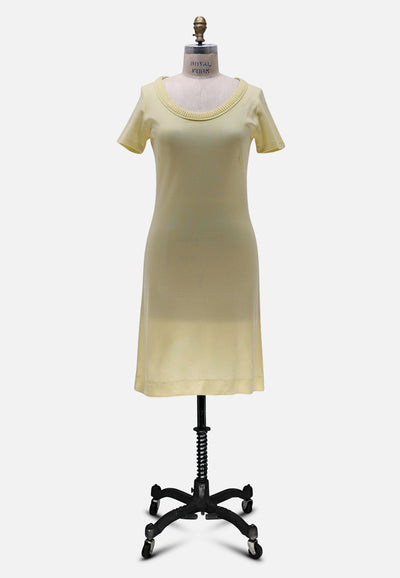 Vintage Clothing - Shift Into Lemon Dress 'VIP' - Painted Bird Vintage Boutique & The Aviary - Dresses