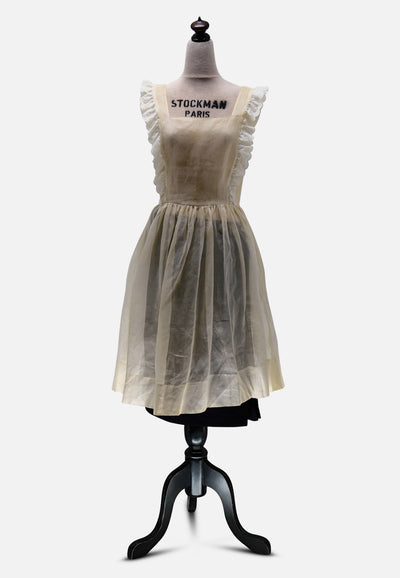 Vintage Clothing - Anglaise Apron 'VIP' - Painted Bird Vintage Boutique & The Aviary - Apron