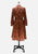 Vintage Clothing - Rust and Dots Dress 'VIP' - Painted Bird Vintage Boutique & The Aviary - Dresses