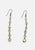 Clear Iridescent Faceted Crystal Drop Earrings 'VIP'